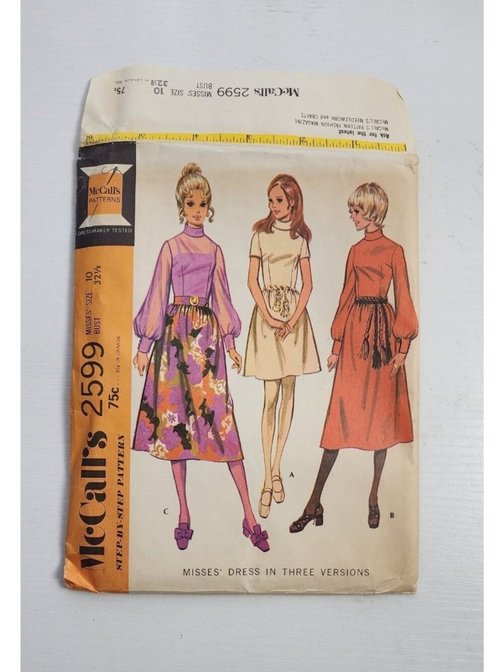 Vintage McCall's Sewing Pattern # 2599